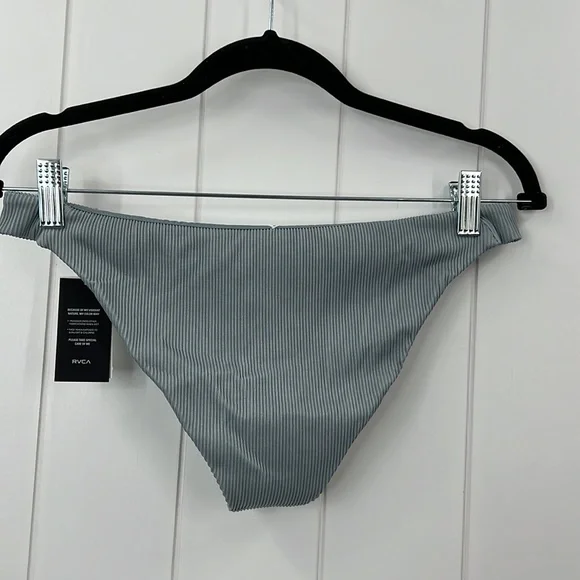 🆕NWT RVCA Salt Wash Mid Rise Medium Coverage Bikini Bottom Size Large - Picture 10 of 10